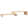 Suporte para monitor (52-101)x22x14 cm madeira de pinho maciça 2