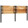 Cabecero 200 cm Madera Maciza Acacia y Hierro 3