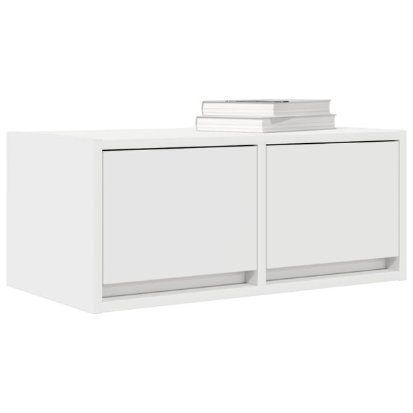 Muebles de TV 2 uds Blanco 60x31x25.5 cm Madera de ingeniería M 4