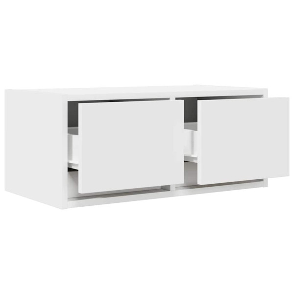 Muebles de TV 2 uds Blanco 60x31x25.5 cm Madera de ingeniería M 5