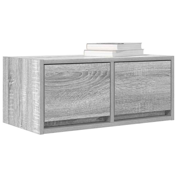 Mueble de TV madera contrachapada gris Sonoma 60x31x25.5 cm M 4