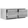 Mueble de TV madera contrachapada gris Sonoma 60x31x25.5 cm 5