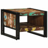 Mesa de centro multicolor 50x50x38 cm madera maciza reciclada 2