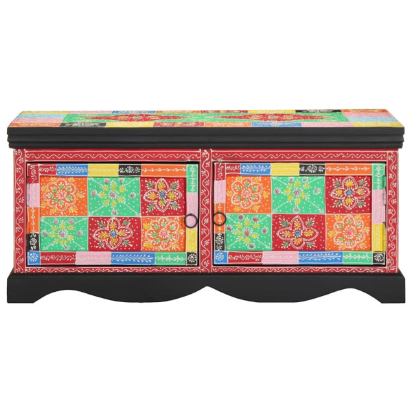 Mesa de centro 90x50x40 cm madeira de mangueira maciça multicor M 2