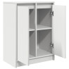 Aparador blanco 57x34x76 cm madera de ingeniería 5
