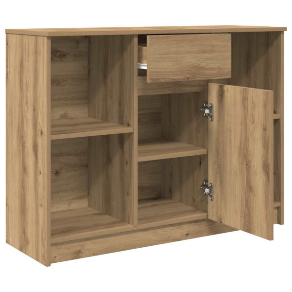 Aparador con cajón roble artisian 101x35x76cm madera ingeniería M 5
