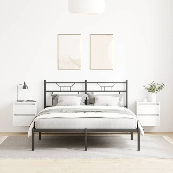 Mesillas de noche de pared 2 uds blanco 38x34x40 cm M 3