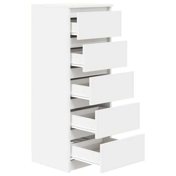 Aparador con cajones blanco 37.5x35x99 cm madera de ingeniería M 5