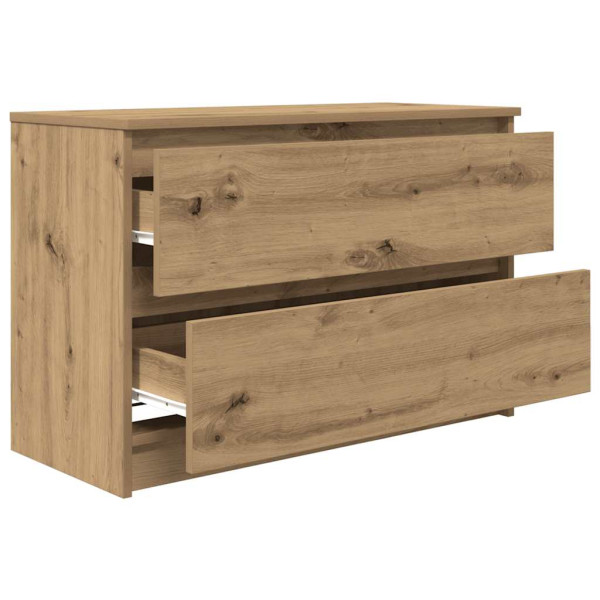 Mueble de TV Artisan Roble 80x35x54 cm Madera de ingeniería M 5