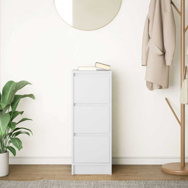 Branco montagem 299.5x34x76 cm de madeira de engenharia M 3