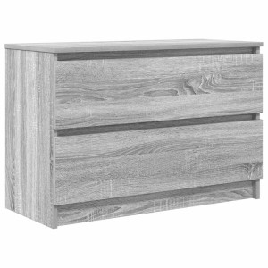 Mueble de TV Sonoma gris 80x35x54 cm madera de ingeniería H