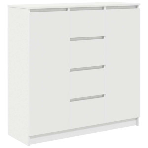 Aparador c/ gavetas 100.5x35x98.5cm derivados de madeira branco H