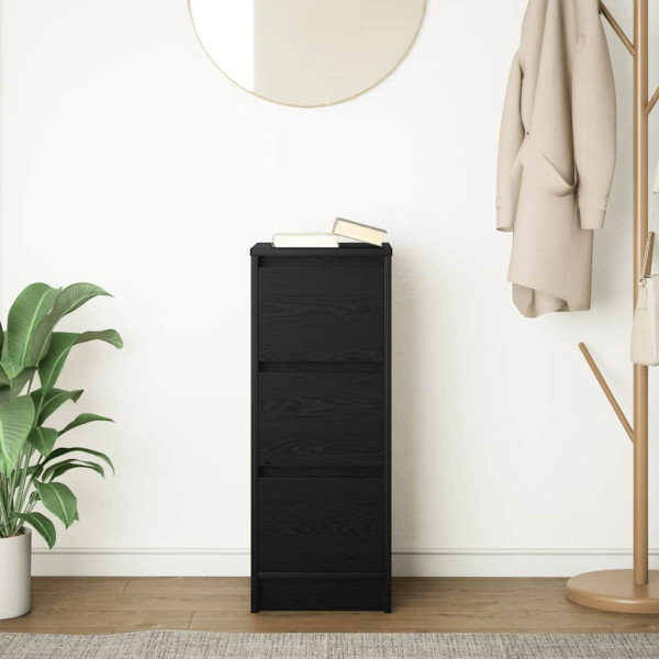 Aparador de madera de roble negro 29.5x34x76 cm M 3