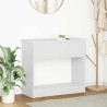 Mesa consola com gavetas 85.5x38.5x74.5 cm branco 1
