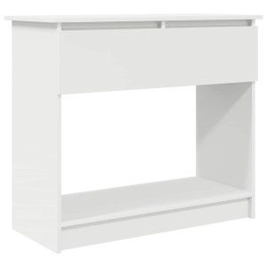 Mesa consola com gavetas 85.5x38.5x74.5 cm branco H