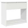 Mesa consola com gavetas 85.5x38.5x74.5 cm branco 2