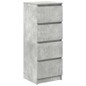 Aparador contrachapada gris 37.5x35x76 cm madera ingeniería H