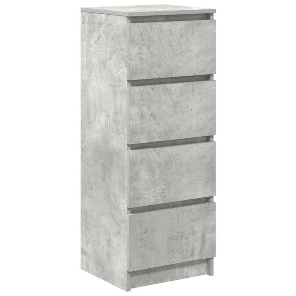 Aparador contrachapada gris 37.5x35x76 cm madera ingeniería M 2
