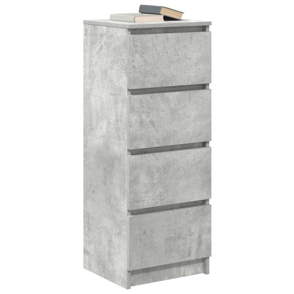 Aparador contrachapada gris 37.5x35x76 cm madera ingeniería M 4