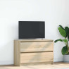 Mueble de TV roble Sonoma 80x35x54 cm madera de ingeniería 1