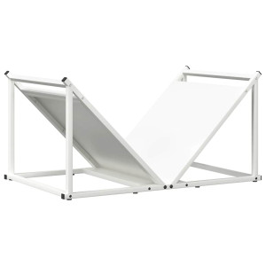 Suporte para lenha 70x43x34.5 cm aço laminado a frio branco H
