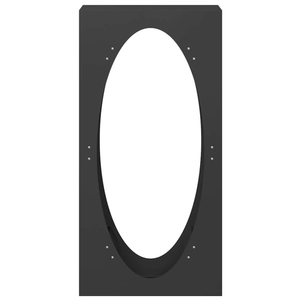 Suporte para lenha 50x23x100 cm aço laminado a frio preto M 5