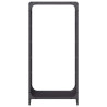 Suporte para lenha 44x28x90 cm aço laminado a frio preto 5