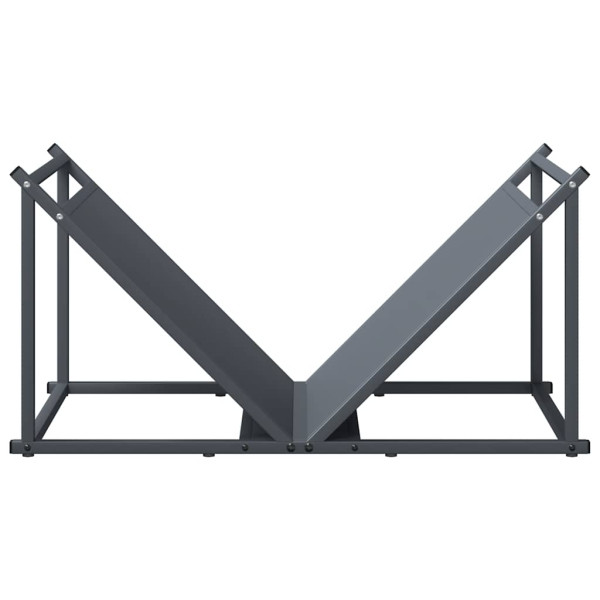 Suporte para lenha 70x43x34.5 cm aço laminado a frio antracite M 5