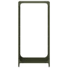 Leñero verde oliva 44x28x90 cm Acero laminado en frío 5