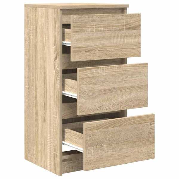 Aparador roble Sonoma 37.5x35x76 cm madera de ingeniería M 5