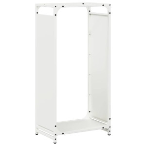 Suporte para lenha 44x28x90 cm aço laminado a frio branco H