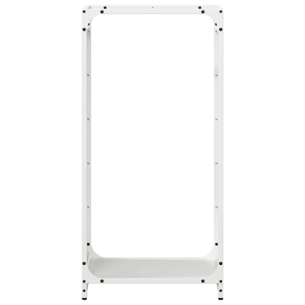 Suporte para lenha 44x28x90 cm aço laminado a frio branco M 5