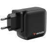 Cargador de Pared Universal Verbatim Mini GaN Wall Charger negro 1