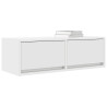 Muebles de TV 2 uds Blanco 80x31x25.5 cm Madera de ingeniería 4