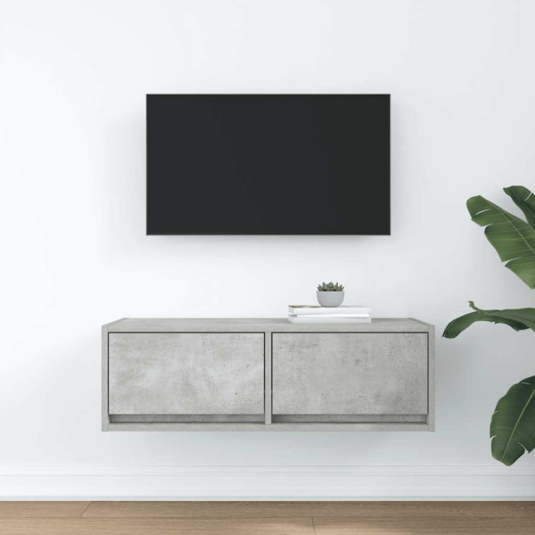 Móvel de TV 80x31x25.5 cm derivados de madeira cinza cimento M 3