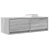 Mueble de TV madera de ingeniería gris Sonoma 80x31x25.5 cm 4