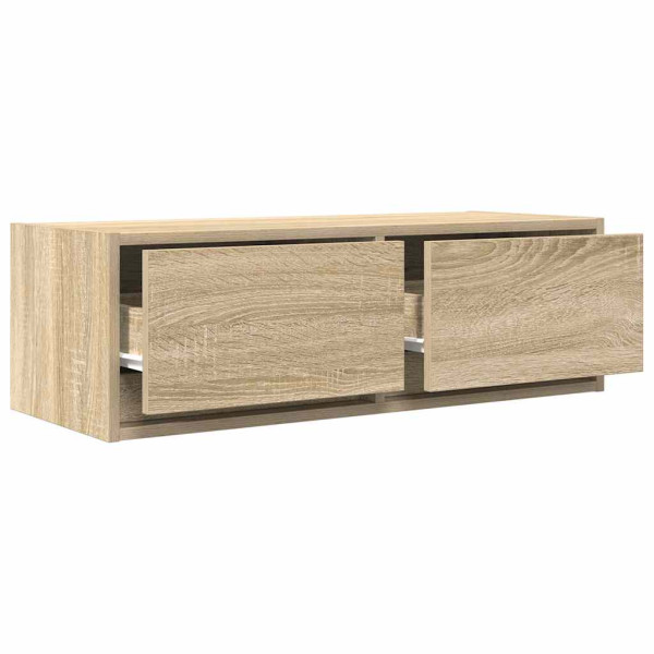 Muebles de TV 2 uds Roble Sonoma 80x31x25.5cm Madera ingeniería M 5
