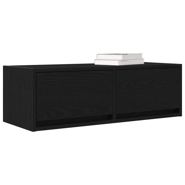 Móveis de TV 2pcs 80x31x25.5cm deriv. madeira carvalho preto M 4
