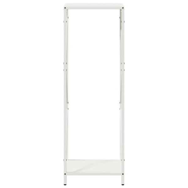 Leñero blanco 34x25x100 cm Acero laminado en frío M 5