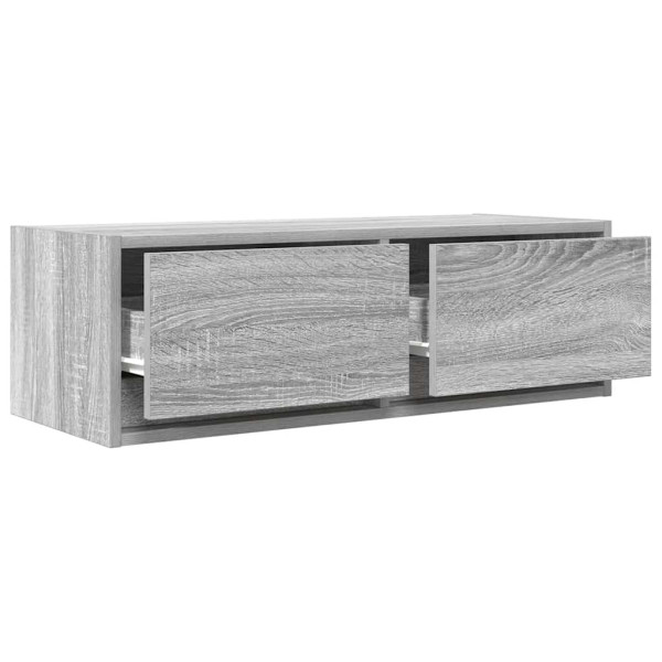 Móveis de TV 2pcs 80x31x25.5cm deriv. madeira sonoma cinzento M 5