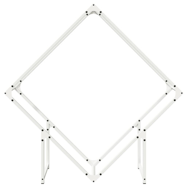 Leñero blanco 100x25x100 cm Acero laminado en frío M 5