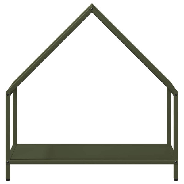 Suporte para lenha aço laminado a frio verde azeitona M 5