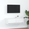 Móvel p/ TV 80x31x25.5 cm derivados de madeira branco 1