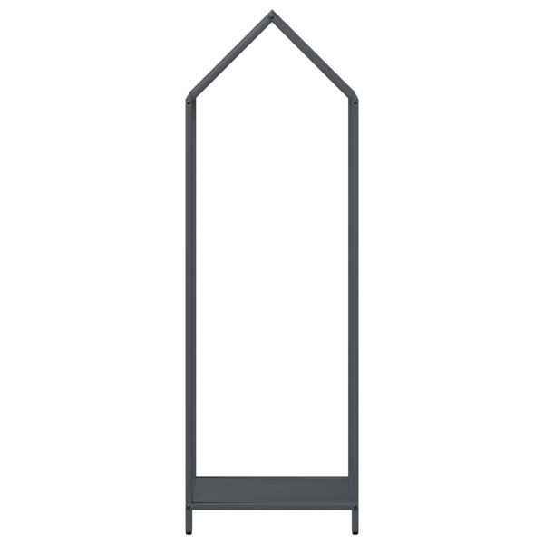 Suporte para lenha 40x25x120 cm aço laminado a frio antracite M 5