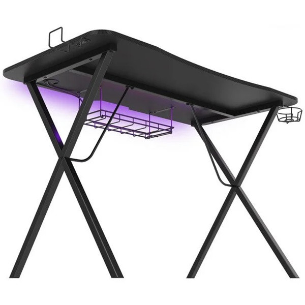 Mesa gaming genesis holm 200 rgb negro carbono M 4