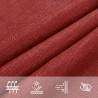 Toldo de vela rojo HDPE 160 g/m² 4/5x4 m 5