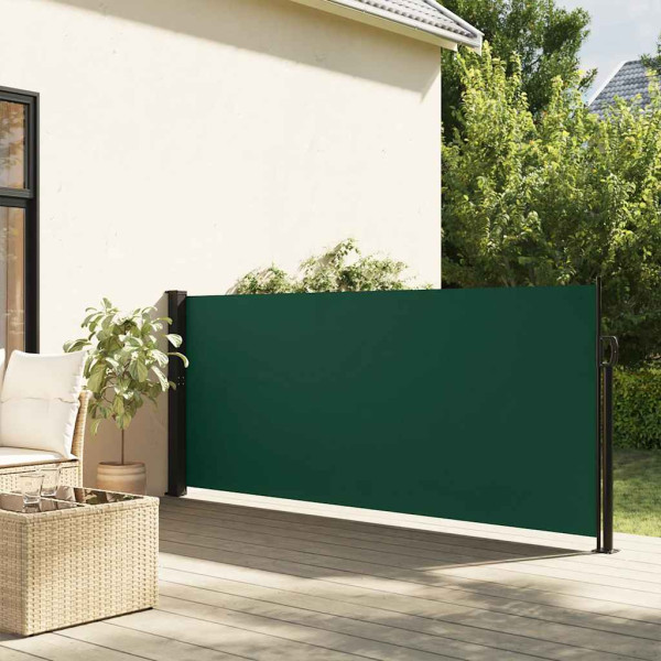 Toldo lateral retráctil verde oscuro 140x300 cm D