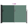 Toldo lateral retráctil verde oscuro 140x300 cm 5