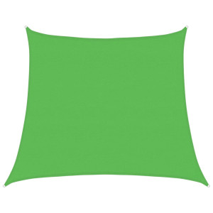 Para-sol estilo vela trapézio 160 g/m² 4/5x4m PEAD verde-claro H
