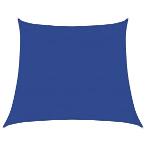 Toldo de vela trapecio HDPE azul 160 g/m² 4/5x4 m H